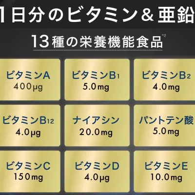 メンズマルチビタミン アンビーク 1日分のビタミンと亜鉛