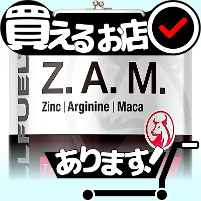 Z.A.M. 亜鉛 アルギニン マカはどこに売っている？買える店を教えます。